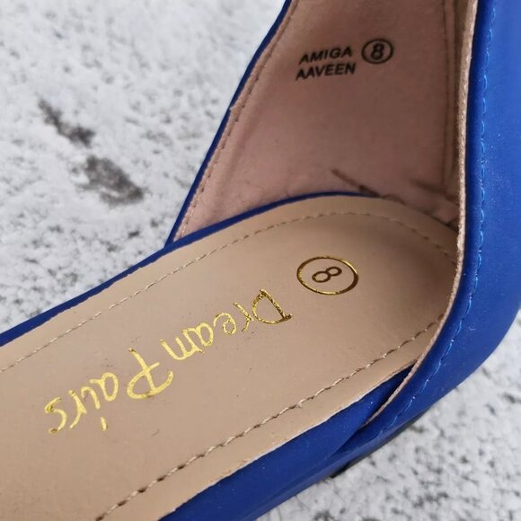 DREAM PAIRS Womens Sandal Low Wedge Ankle Strap Flats Shoes Size 8 - Picture 10 of 11